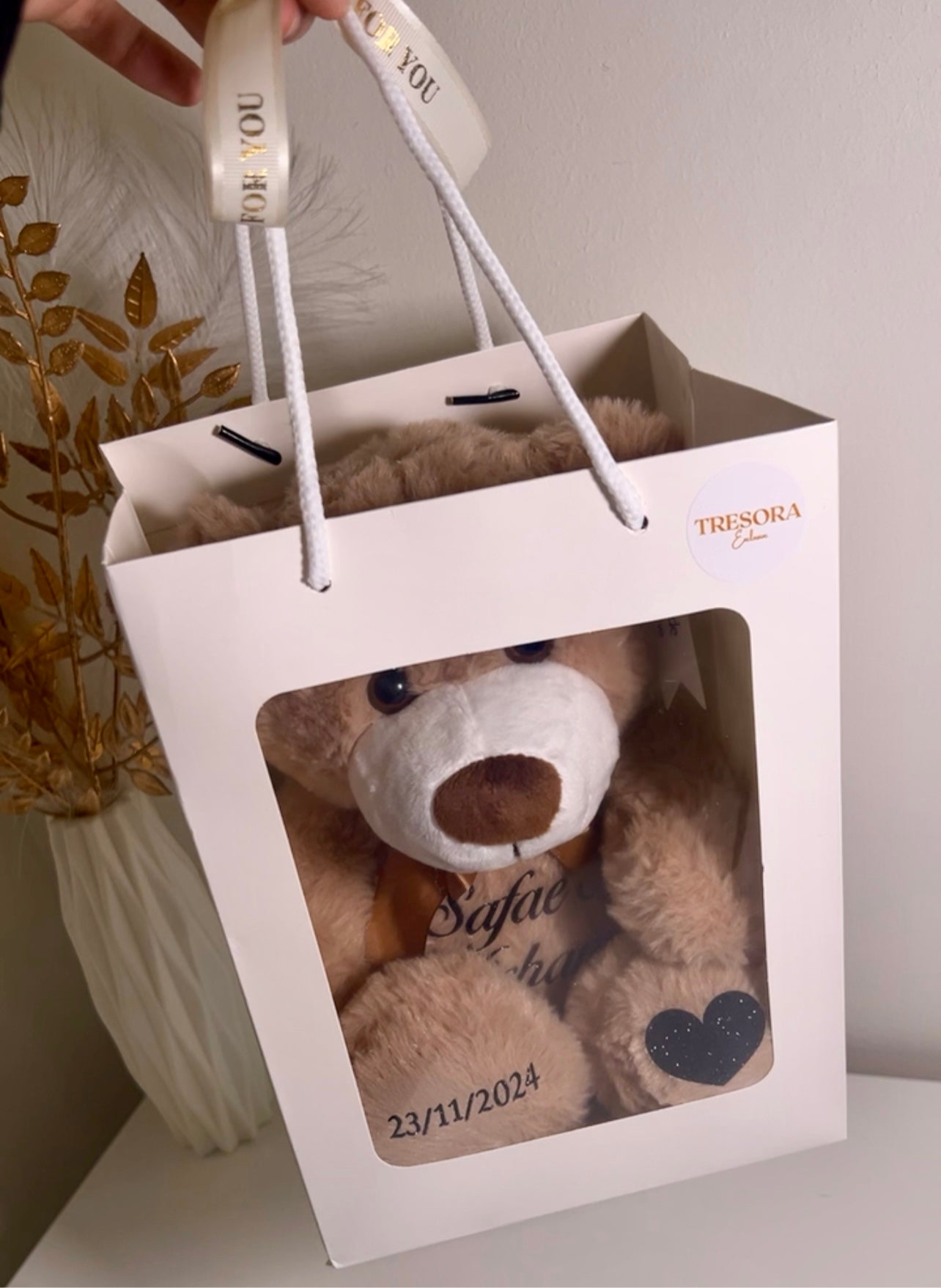 Gepersonaliseerde Knuffelbeer met naam