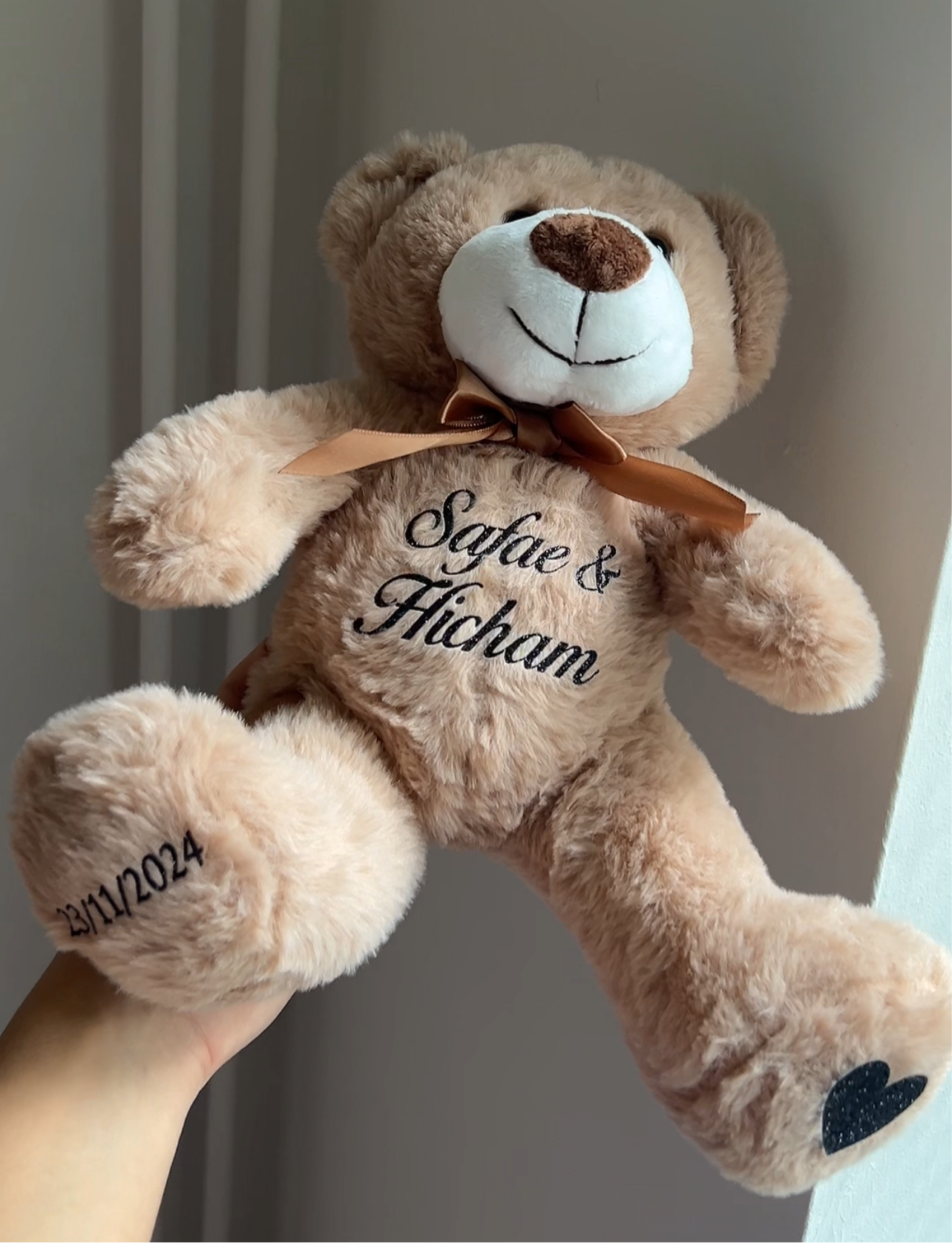 Gepersonaliseerde Knuffelbeer met naam