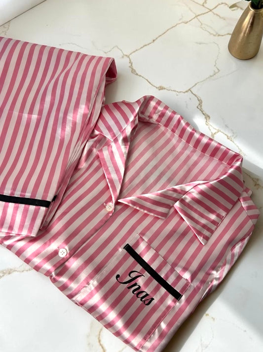 Satin Stripe Pyjama