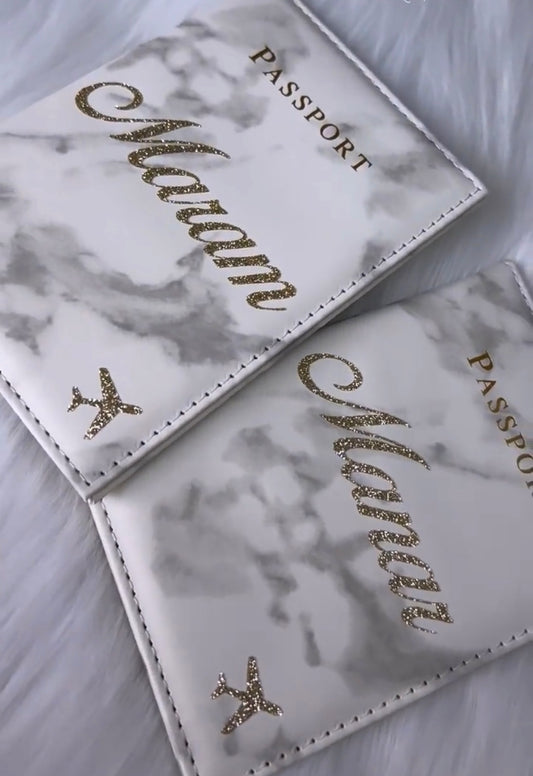 Marmeren paspoorthouder