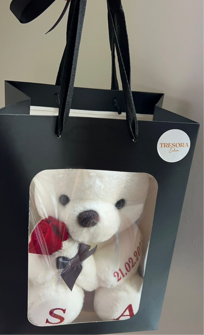 Luxe gepersonaliseerde knuffelbeer