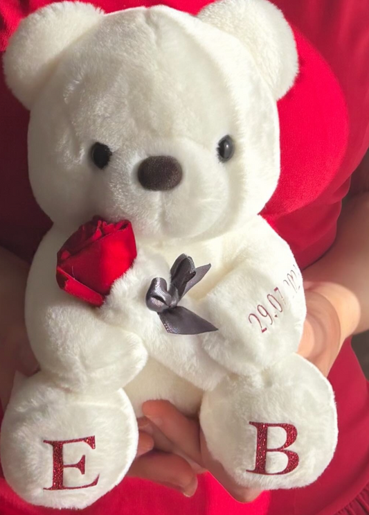 Luxe gepersonaliseerde knuffelbeer